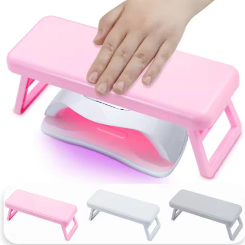 Comfortable Nail Arm Rest Foldable Plastic Nail Hand Rest Manicure Arm Rest Stand Hand Pillow Nail Art Accessories