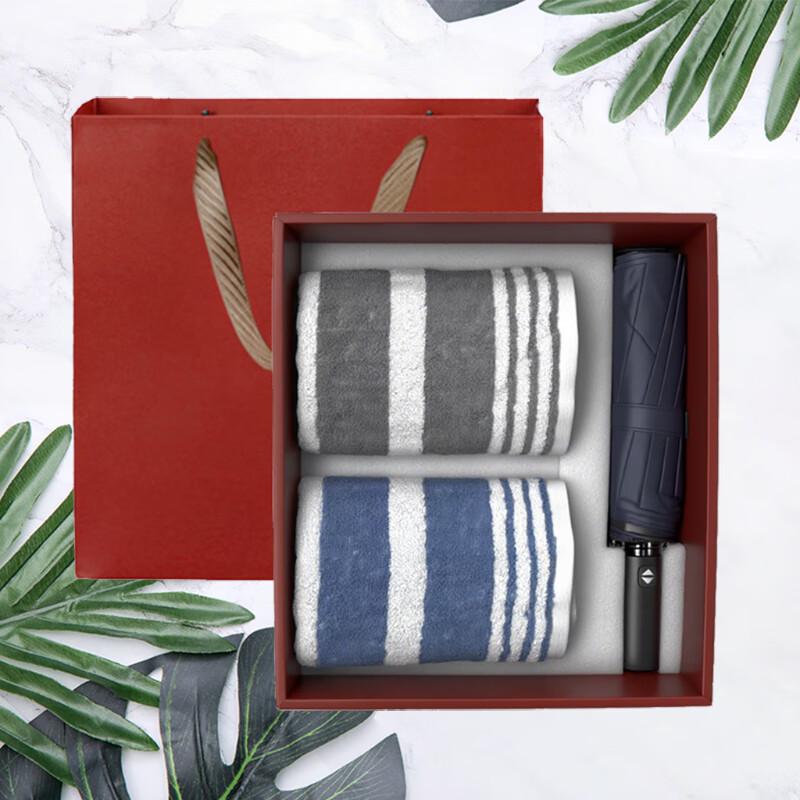 Lu Feng Lai Automatic Umbrella & Towel Gift Set