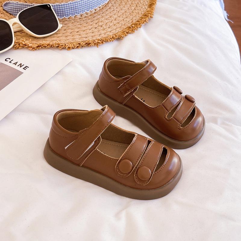 

Детская кожаная обувь в стиле ретро, ​​весенне-осенние новые повседневные туфли для девочек с мягкой подошвой, маленькие одинарные туфли с неглубоким горлышком, туфли Мэри Джейн для малышек 31