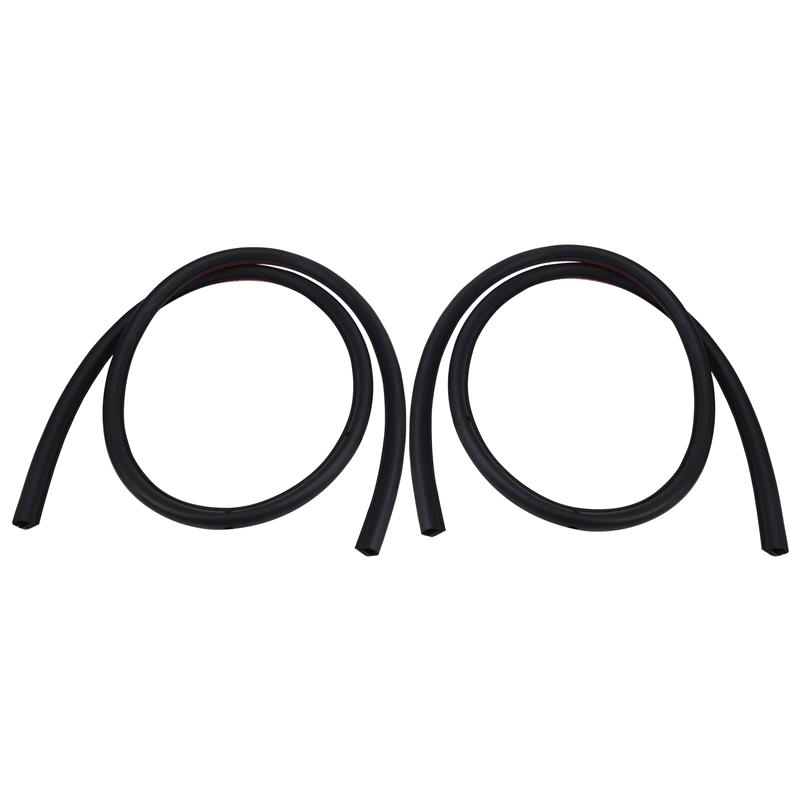 1Pair Car Rear Door Seal 1090509-00-D 1090508-0-D For Tesla Model 3 2017- Door Sealing Rubber Waterproof Strips