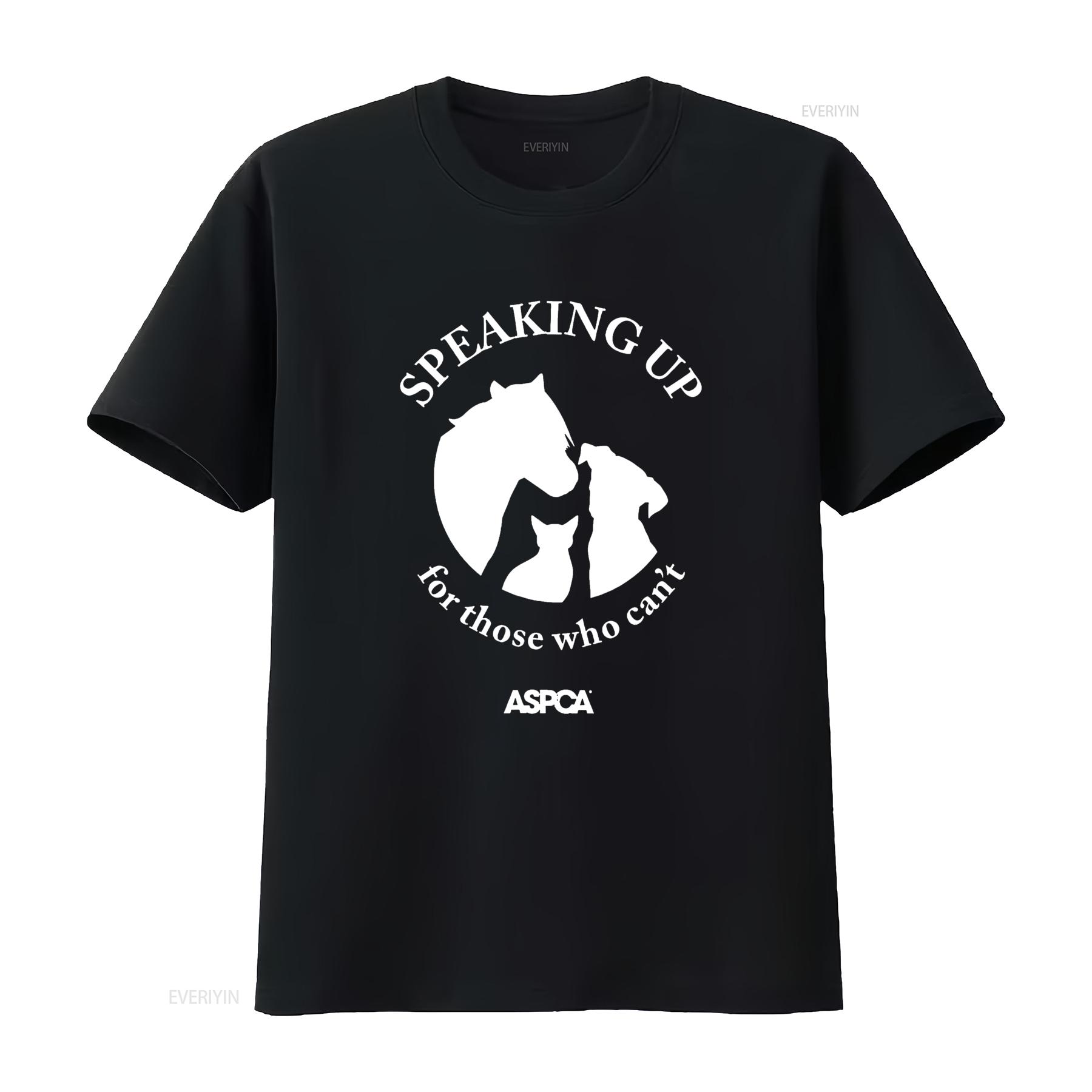 

ASPCA Speaking Up for Those Who Can t Tri Animal Shirt vintage Washed Unisex Stretched fashion Slightly homme 4XL
