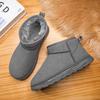 2025 Snow Boots Fashion Short Boots Women's New Warm Thick-soled Flat-bottomed Velvet Short Boots Winter Shoes Autumn Thicker