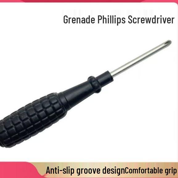 Hand Grenade Design Phillips 4.0 Single-Use Toy Screwdriver for Household Repair