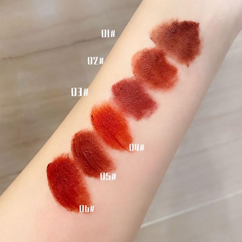 Lip Glaze Matte Velvet Matte Easy Color Long Lasting Whitening Lip Gloss