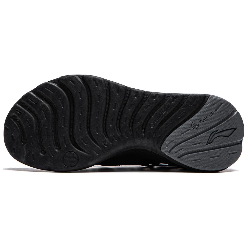 Li Ning Cloud Yi Slip On Cushioning Slip Resistant Abrasion Resistant Breathable Low Top Casual Shoes Men's Black AGLU263-4