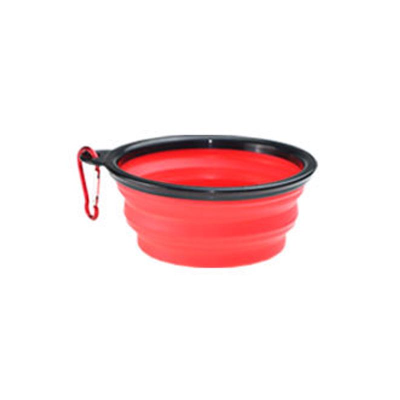 Collapsible Silicone Pet Bowl for Travel - Dog Food & Cat Water Dish