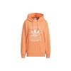 (WMNS) Originals Logo Sportswear Hoodie 'light Khaki Brown' Women's IW9413
