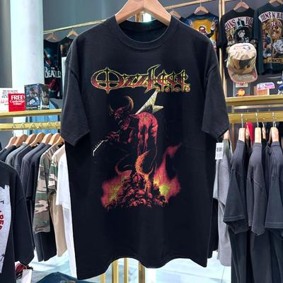 Koszulka męska Ozzfest Inferno Rare Washed Black z 2003 roku, duża, unisex