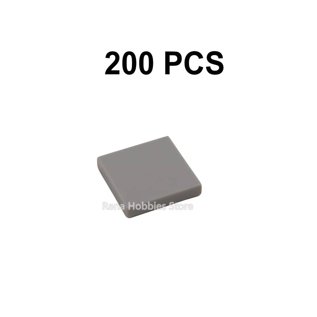 200pcs 3068 FLAT TILE 2X2 Ceramic Tile Bricks DIY MOC City Building Blocks Figure Educational Creative Toys