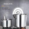 201 Stainless Steel 10L Stock Pot