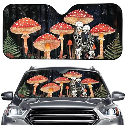Mushroom Series Car Sunshade: Lightweight, Portable, Customizable Summer Heat Insulation