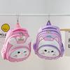 Haonna Kids Backpack Cute Cartoon Shoulder Bag Anti-theft Breathable Lightweight Oxford Fabric