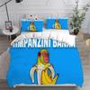 Ai Brainrot Tung Tung Sahur Set Biancheria da Letto Copripiumino Federa per Bambini ragazzi ragazze singolo matrimoniale taglia grande Camera da Letto
