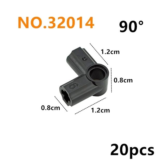 Bulk Technical Connector Pin Peg Cross Axle Building Blocks Parts Compatible with 2780 3673 6558 6562 MOC Bricks Toys