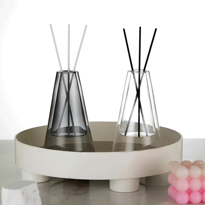 Transparante Aromatherapie Diffuser Fles Glas Essentiële Olie Organizers Opbergcontainers Hydroponische Bloempot Huisdecoratie