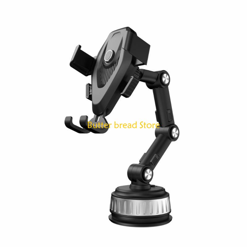 W89C Universal Phone Mount for Car Center Console Stack Super Adsorption Holder On-board Suck Support Clamp Bracket Hand-Free