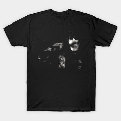 Heren Zwart Print T-shirt Super Groot T-shirt cop-killer Geen-Snede Transferpapier Print Katoenen T-shirt