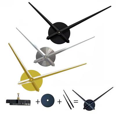 New Big Size Wall Clock Torsion Mechanism Parts Brief 3D Clock Disc Mute DIY Quartz Hour Hands Accessories