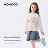 MOMOCO Girls' Sweet & Versatile Long Sleeve T-Shirt
