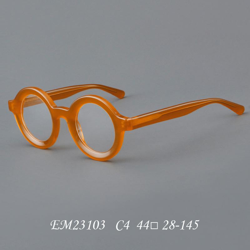 

Vintage Round Acetate Frame Men s Grade Glasses Frame Luxury Eyeglass Frames Round Lenses for Men Japanese Handmade Eyeglasses