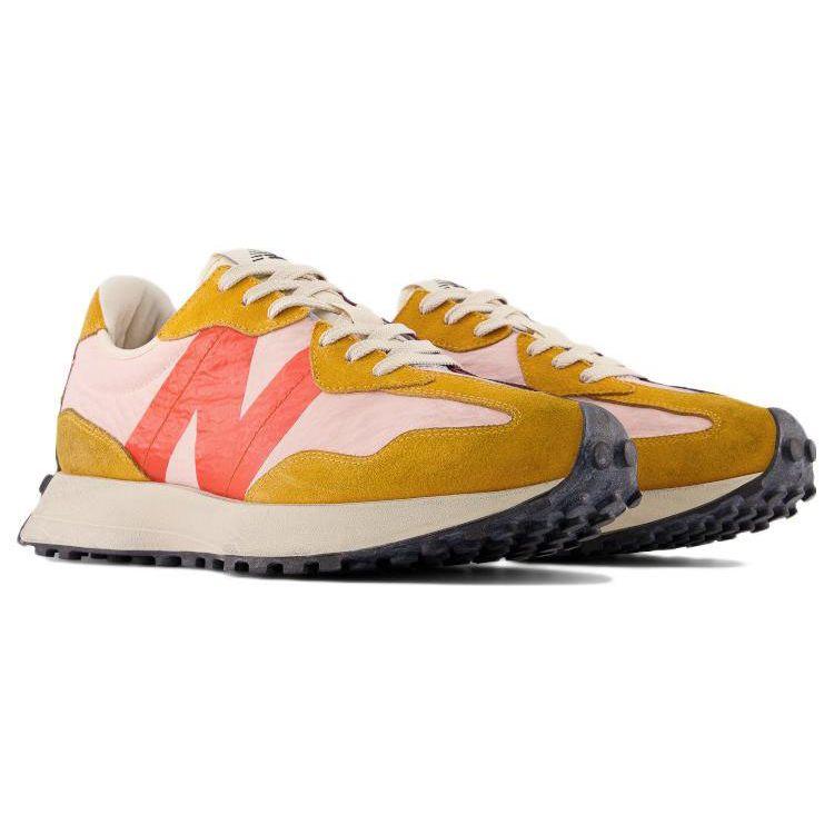 New Balance 327 Vintage Opotřebovaný Balíček - Zlatá Hodinka Prachově Modrá Unisex Tenisky Vícebarevné MS327VN