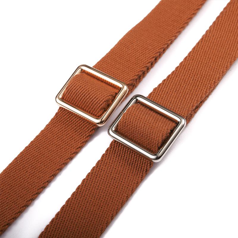 MHS-F-37 2,5CM Jednobarevný Nastavitelný Plátěný Popruh Přes Tělo/Přes Rameno Náhradní