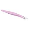 Eyelash Extension Tweezers Professional Stainless Steel Precise Bent Lash Tweezers for Fanning