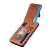 Zipper Magnetic Carbon Fibrer Cards Solt Wallet Phone Case For Samsung S25 Ultra S24 Plus S23 A17 A07 Kickstand Flip Cover