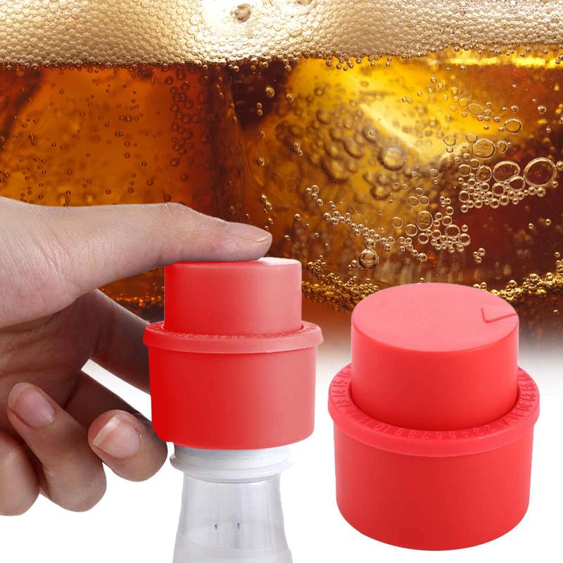 Soda Saver Cover Soda Fizz Keeper Push Type Beverage Bottle Covers Stoppers Soda Can Lids Can Covers for Camping and Picnic