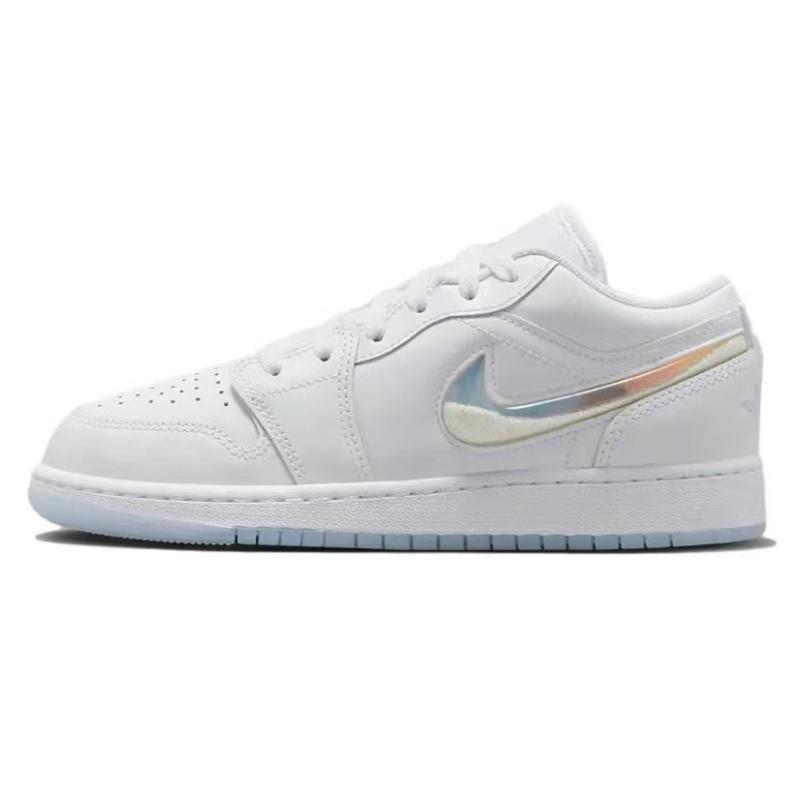 Jordan Low top Vintage Basketball Shoes GS White Pink FQ9112-100 (Team4-)