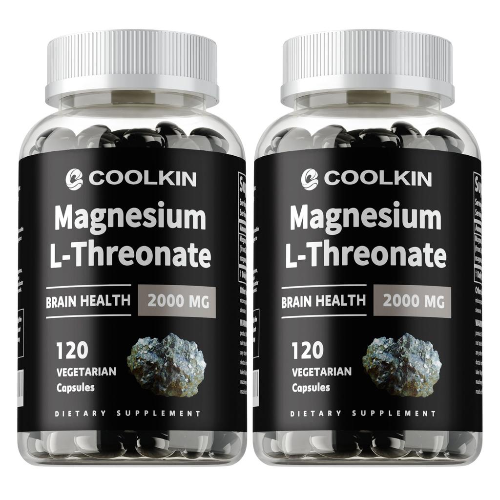 Capsule Amestecate L-Magnesiu Treonat, complet naturale, 2000 mg per porție, ușor absorbabile, potrivite atât pentru bărbați, cât și pentru femei.