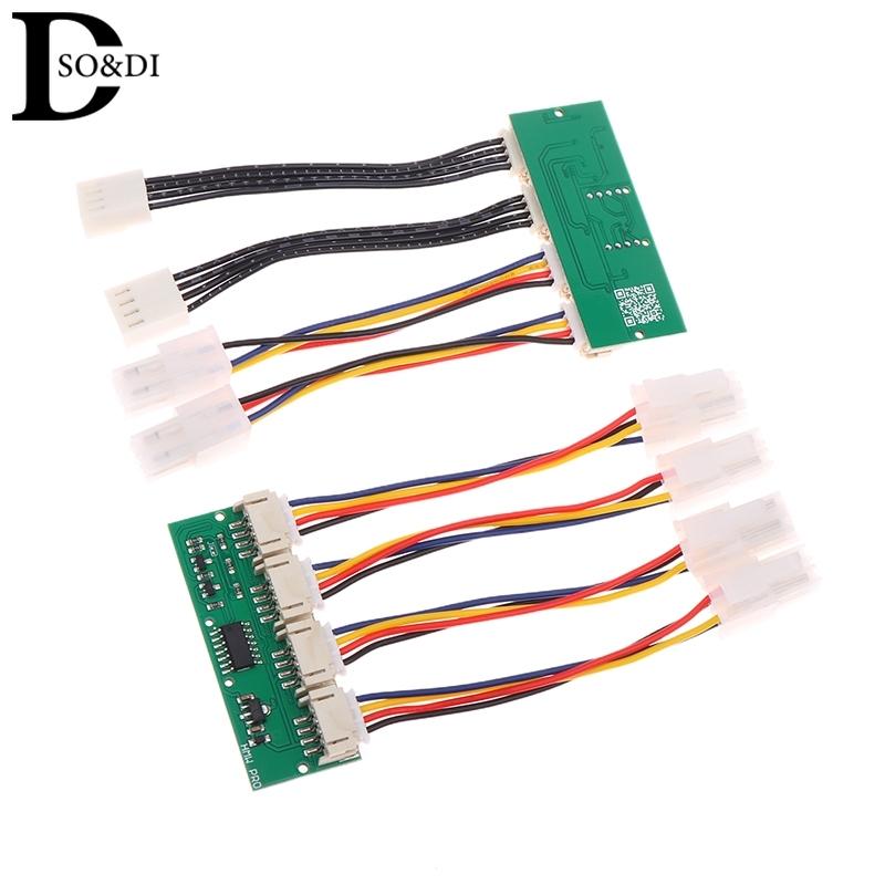 12V 4 In 1 Square 4Pin Fan Simulator Emulator Special For Antminer S21 S19kpro T21 KS5 KS5pro Fan Spoofer Dummer