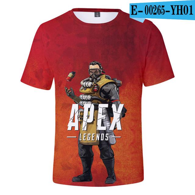Kids T Shirt 3d Apex Legends Clothing Children Boys Girls Short Sleeve Tshirt Outerwear T -Shirt Children Clothe Tee 