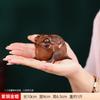Copper Golden Toad Ornament Home Living Room Office Desktop Lucky Beast Three-Legged Toad Craft Mini Small Ornament