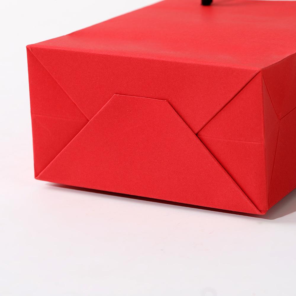 Elegant Solid Color Jewelry Gift Bag - Thickened Festival Handbag for Exquisite Jewelry Storage