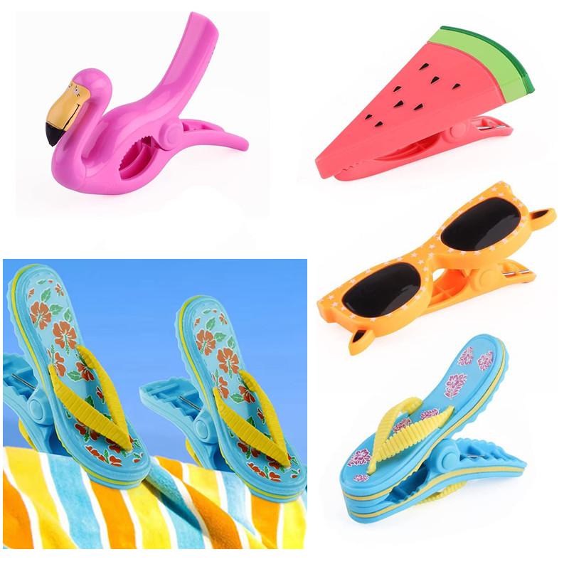 Summer Party Cartoon Towel Clip Sun Chair Beach Towel Clip Drying And Fixing Needs For Beaches Swimming Pools And Courtyards