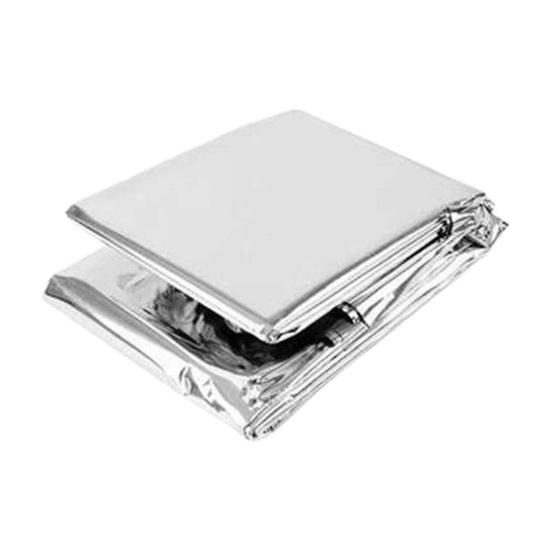 

1/10Pcs Outdoor Survival Blanket Waterproof Portable Emergency Thermal Blanket Cold Weather Outdoor Camping Backpacking Hiking Insulated Space Blanket Small 1pc