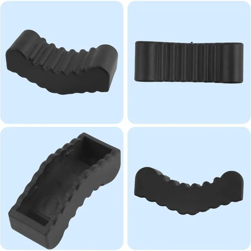 Safety Car Jack Stand Rubber Pad – 6ton Capacity, Slotted Floor Adapter Rail Grip, Universal Repair Pads for Frame Pinch Lifting