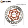 LINGQI RACING Brake Discs Rotors Front Rear Floating Disc 3 Hole 154mm For ATV Beach Buggy Electric Vehicle Scooter Accessories