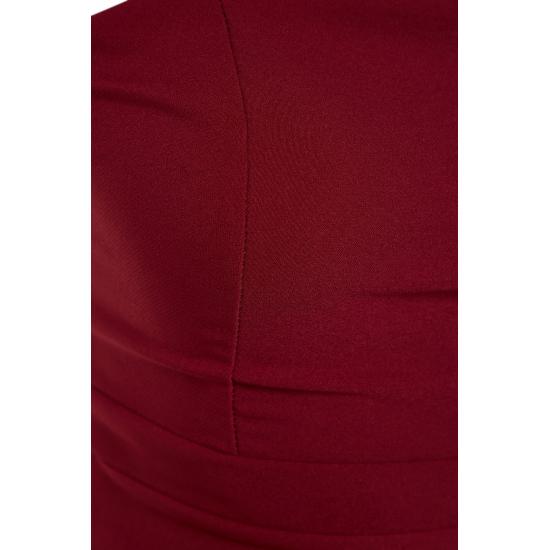 Schwarzes gewebtes Abendkleid