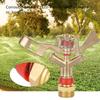 G3 4in 25mm Male Thread Zinc Alloy Irrigation Garden Rocker Arm Sprinkler Nozzle Spray Head