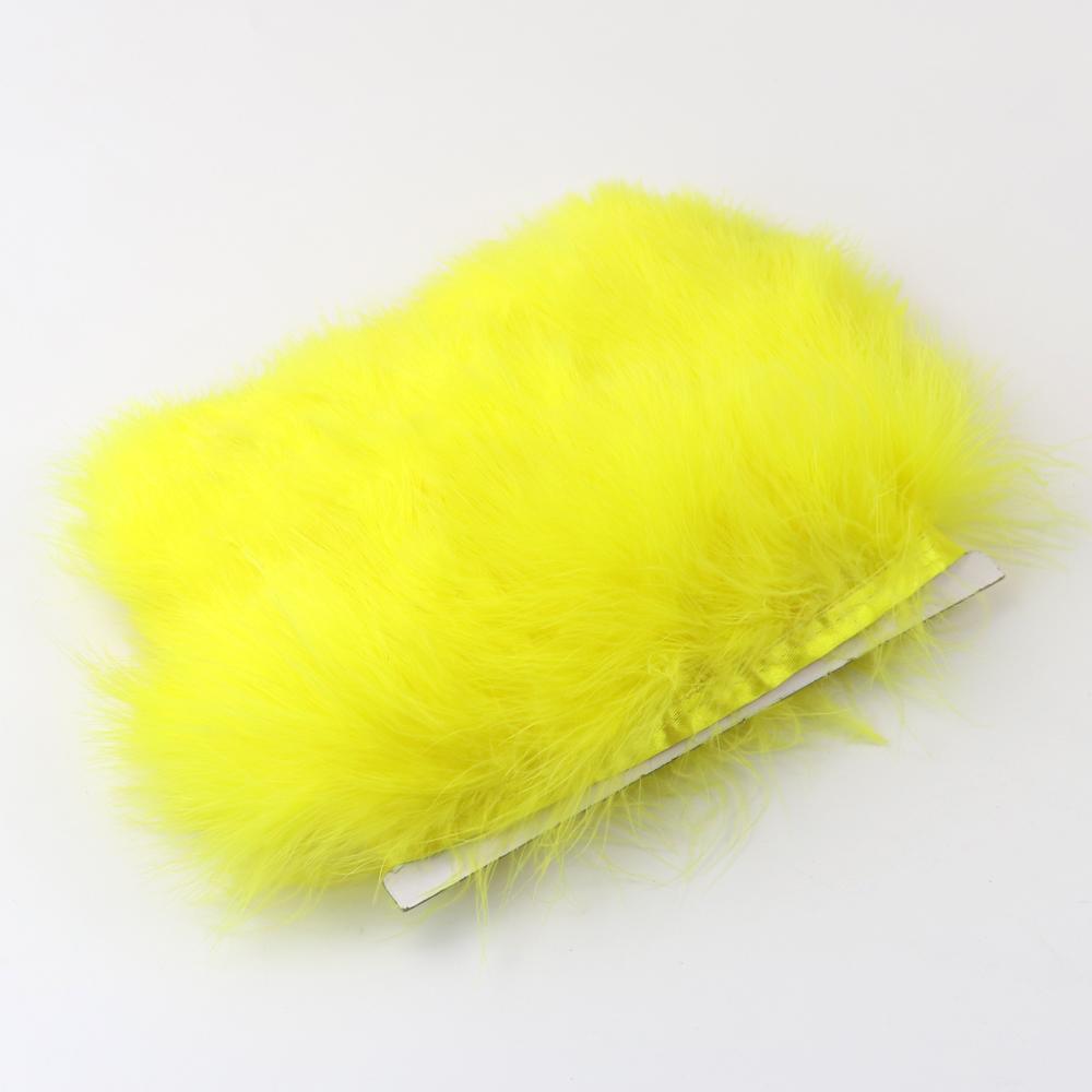 1Meter Fluffy Turkey Feathers Trim Fringe Ribbon 8-10Cm Marabou Feather For Craft Fringe Sewing Wedding Party Clothing Dress