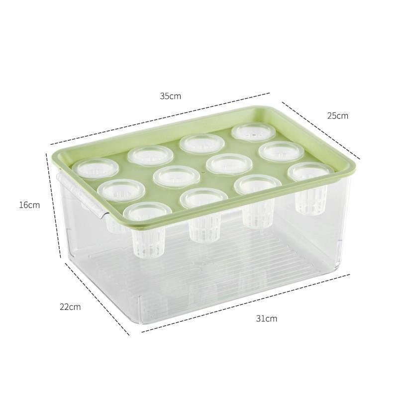 Gjennomsiktig Fallsikker Akvarium: Rundt/Firkantet Design for Hjem & Kontor, Egnet for Skilpadder & Medium Fisk.