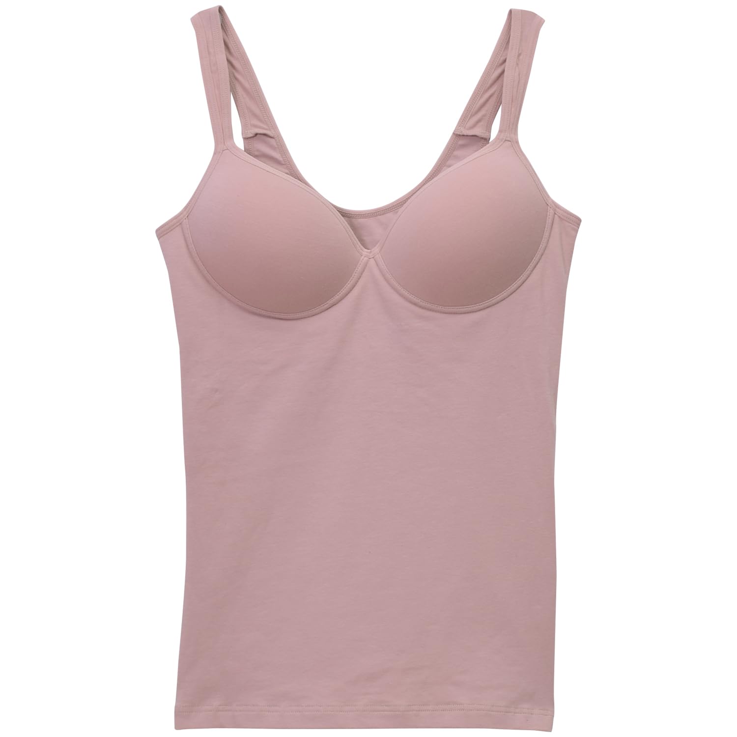 

BVD Molded Tank Cotton Bra Grayish Pink Top, COTTONFEEL, Blend, Women s Top,