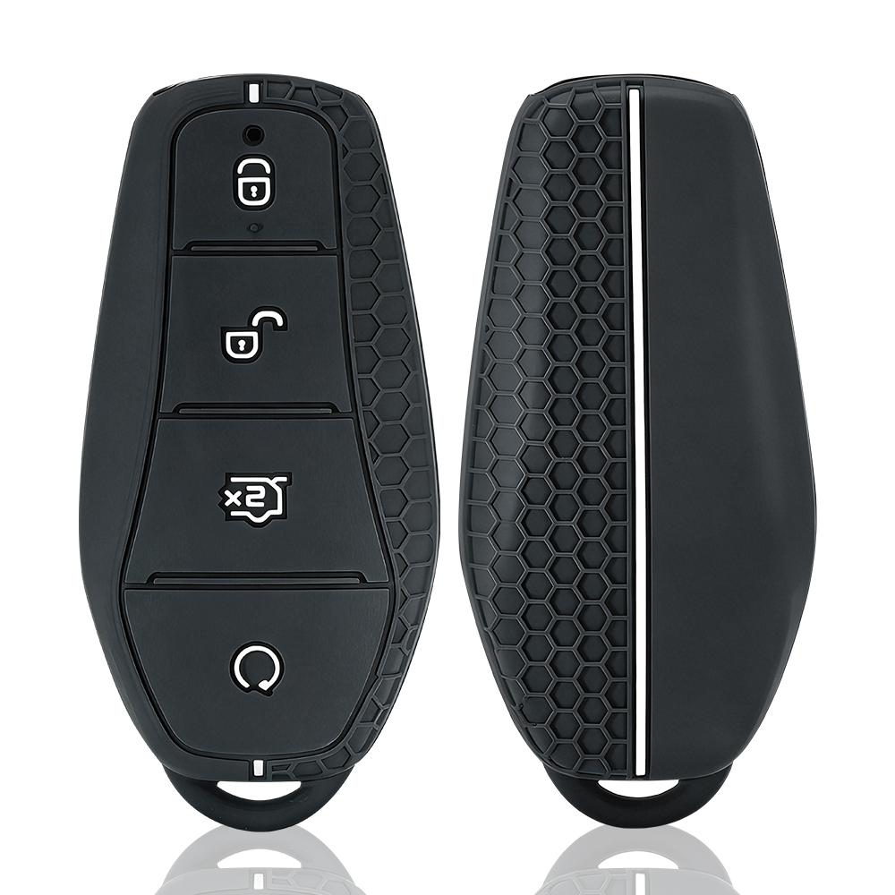 Silicone Car Remote Key Case Remote Key Fob Shell For Byd Atto 3 Han Ev Dolphin Song Pro Max Tang Dm Yuan Dolphin E2 Qin Plus