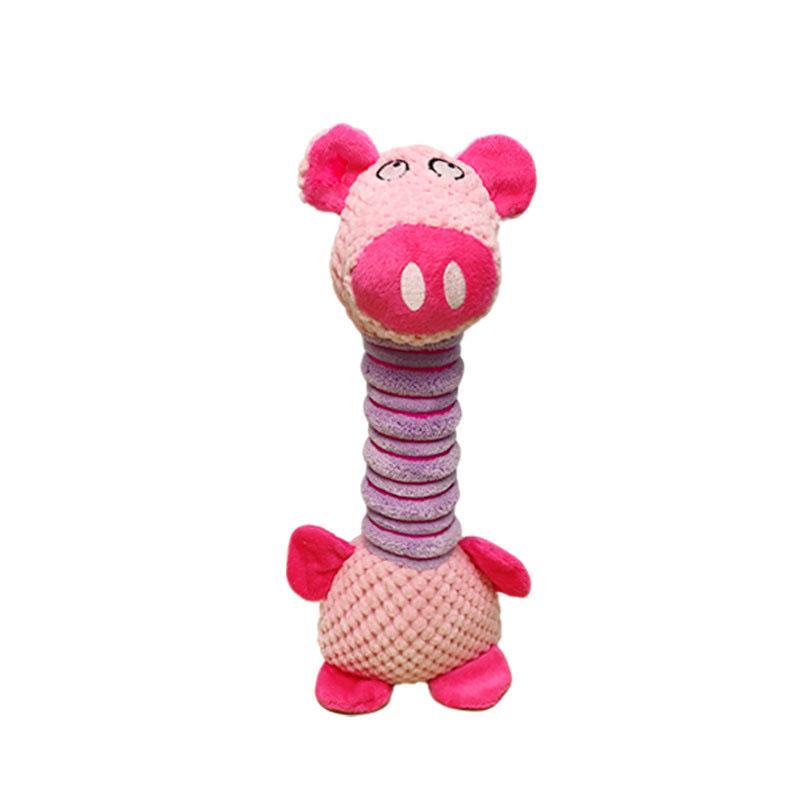 Plush Squeaky Toy for Dog, Bite Resistant, for Teeth, Interactive, Training, Anti-stress, Chewing, Pet Supplies