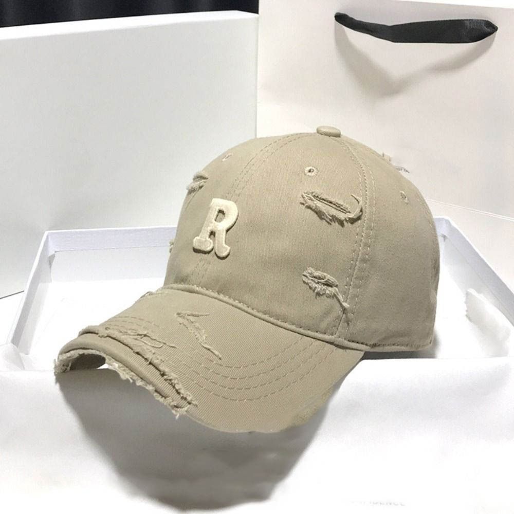 Adjustable Vintage Duck Tongue Cap Cotton Large Head Circlet Cap Over Size Baseball Cap  Summer