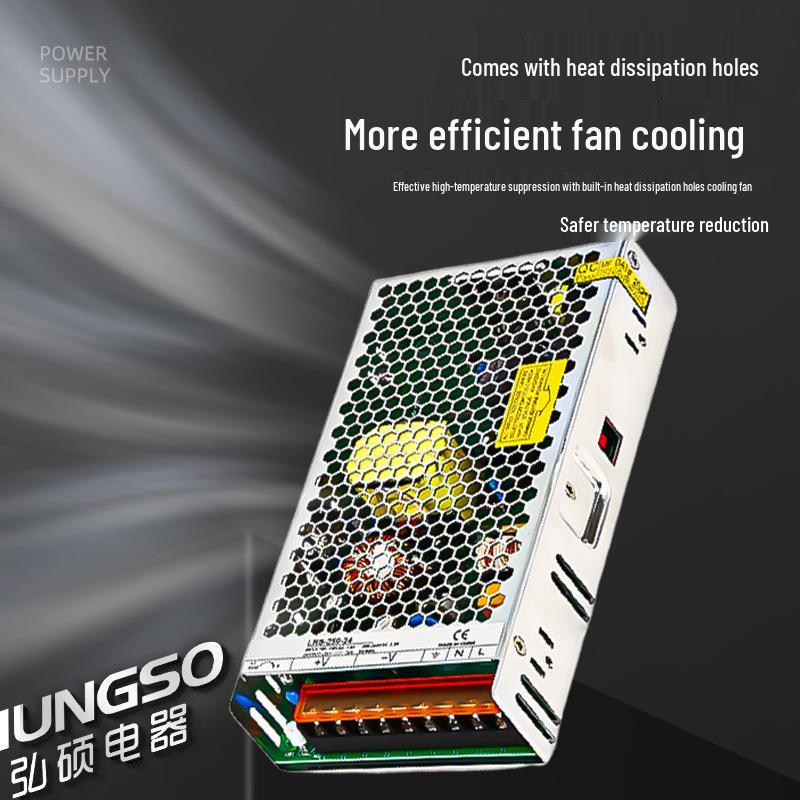 Ultra-Thin LRS Switching Power Supply: 220V AC To 12V/24V DC, 300W/400W/500W Regulated Output