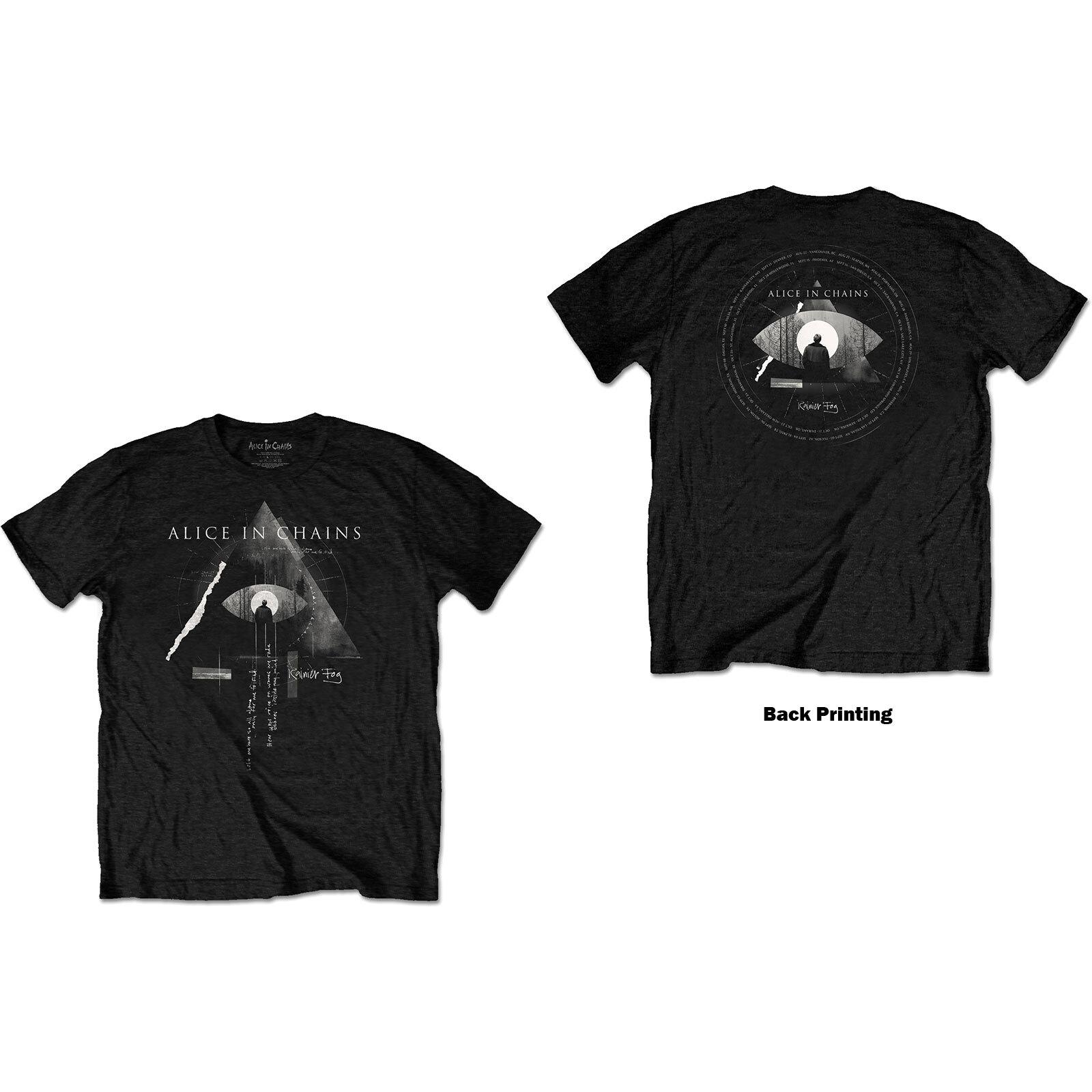 

Alice In Chains Unisex T-Shirt: Fog Mountain (Back Print) 5XL різнокольоровий