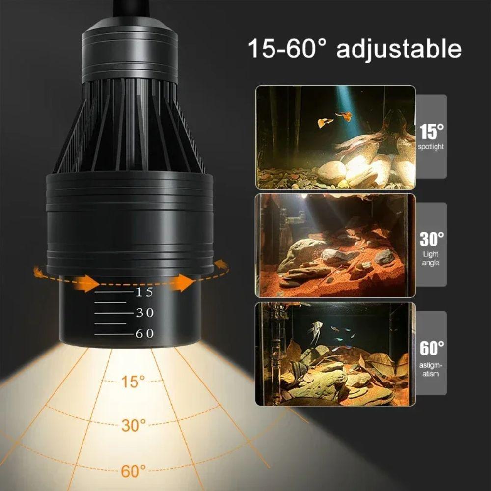 Adjustable Focus Aquariums Fish Tanks Spotlight Aquarium Plants Grow Lamp  Aquatic Plant Grow